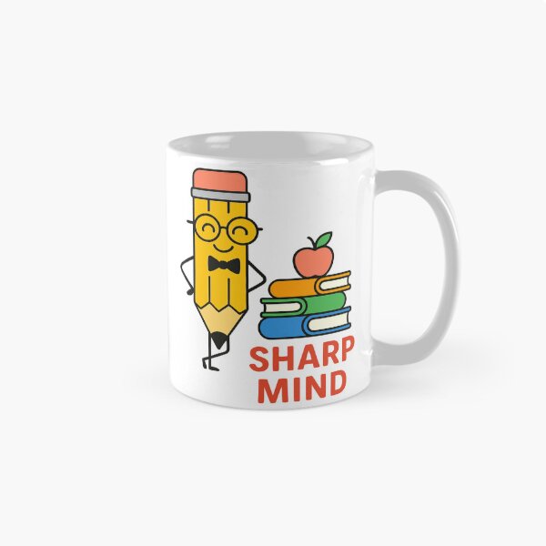 Item preview, Sharp Mind Nerdy Pencil and Books Back to School designed and sold by Taans-Creation.