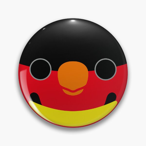 Item preview, The face of a Yellow-bibbed Lory designed and sold by INKOYADO.