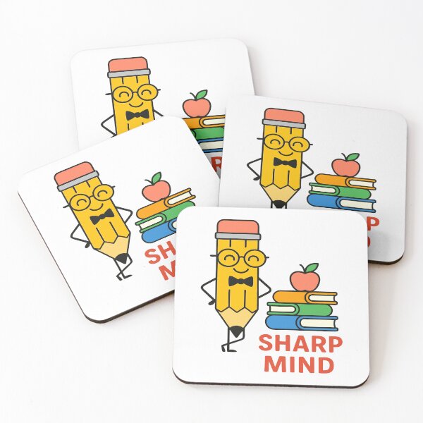 Item preview, Sharp Mind Nerdy Pencil and Books Back to School designed and sold by Taans-Creation.