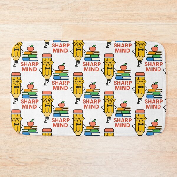 Item preview, Sharp Mind Nerdy Pencil and Books Back to School designed and sold by Taans-Creation.