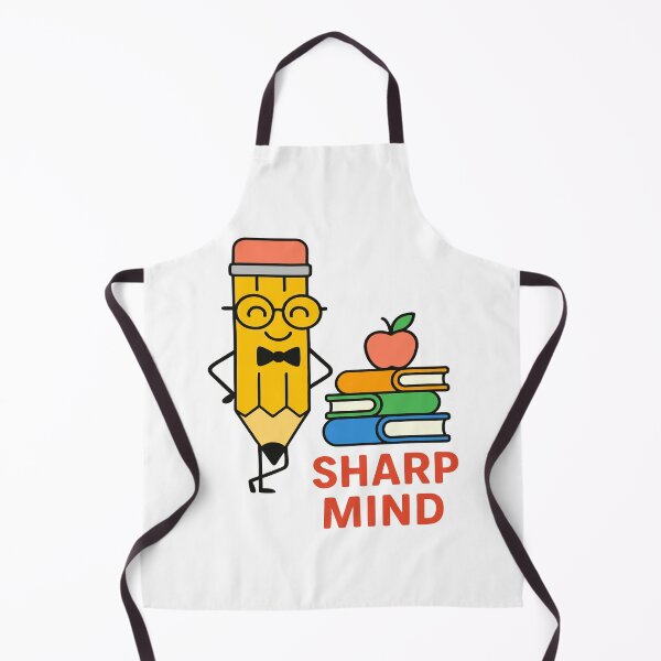 Item preview, Sharp Mind Nerdy Pencil and Books Back to School designed and sold by Taans-Creation.