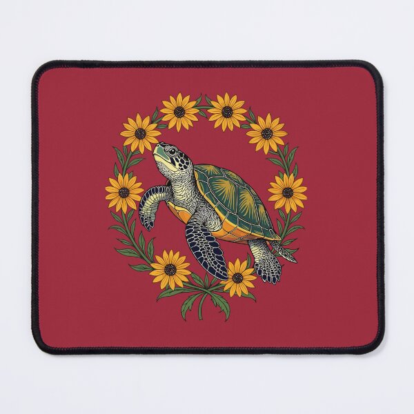 Item preview, Malaclemys Terrapin And Black Eyed Susan Flowers designed and sold by taiche.