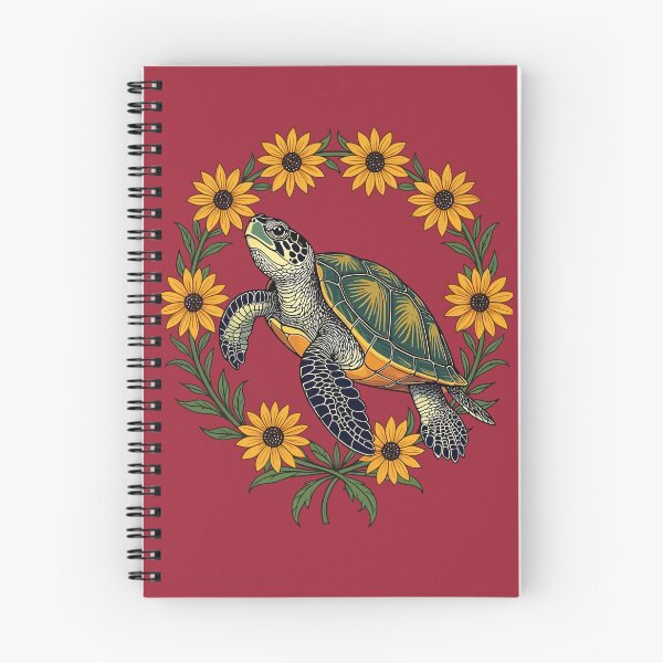 Item preview, Malaclemys Terrapin And Black Eyed Susan Flowers designed and sold by taiche.