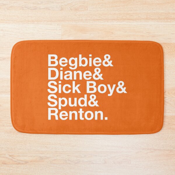 Item preview, Begbie & Diane & Sick Boy & Spud & Renton – Trainspotting Characters List - White Text designed and sold by NiceHatHarry.