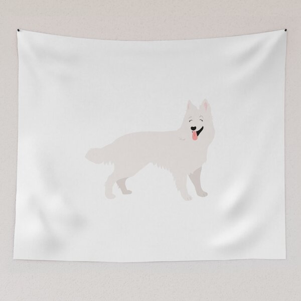 Item preview, White Swiss Shepherd Dog designed and sold by geoffsvg.