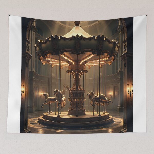 Item preview, Eternal Carousel in the Grand Hall designed and sold by oanaunciuleanu.