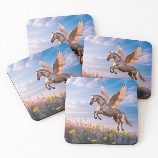 Artikelvorschau, Goldener Pegasus entworfen und verkauft von ArtQueen777.