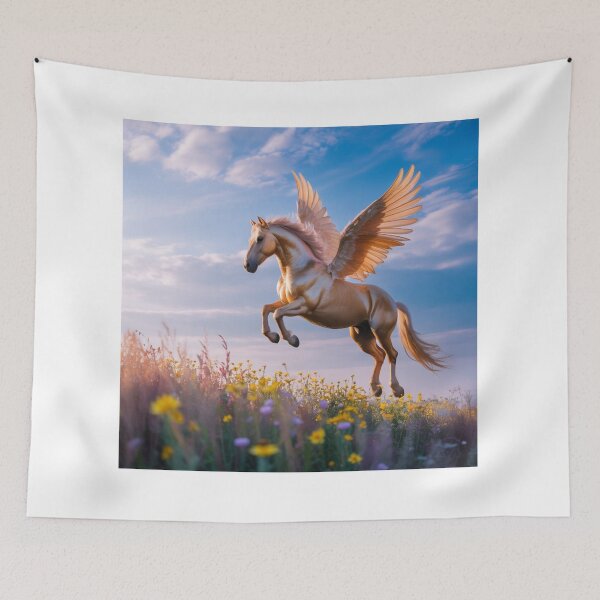 Artikelvorschau, Goldener Pegasus entworfen und verkauft von ArtQueen777.
