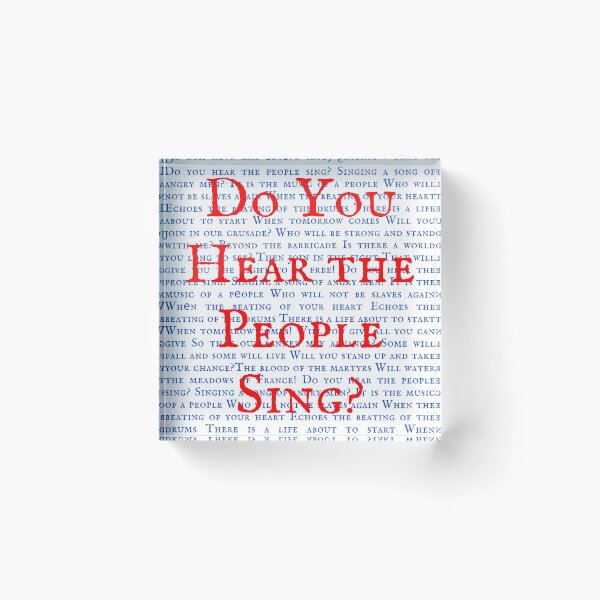 Item preview, Les Miserable Lyrics designed and sold by broadwaygirl142.
