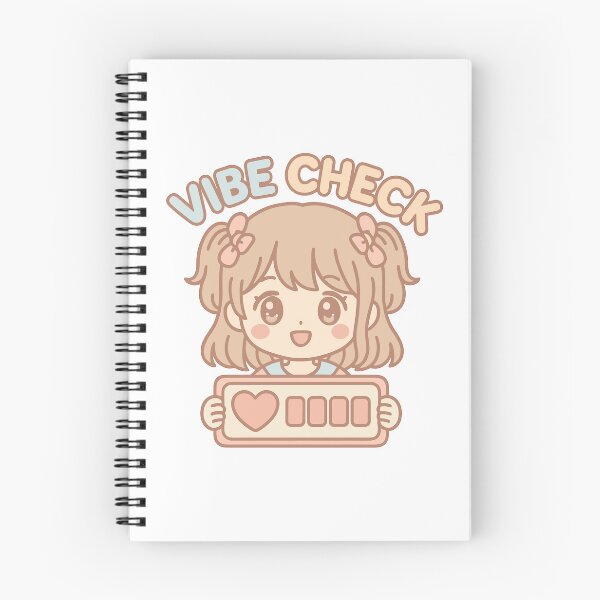 Item preview, Cute Cartoon Vibe Check Graphic for Positive Energy Lovers designed and sold by ThreadQuirk.