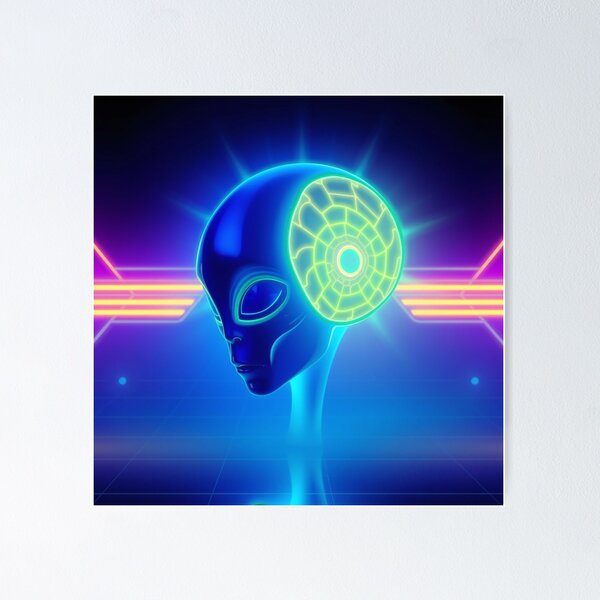 Item preview, Neon Alien designed and sold by AlienButterfly.