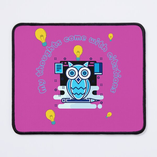 Item preview, My Thoughts Come with Citations | Funny Academic Nerd designed and sold by Oopsie Doodle .