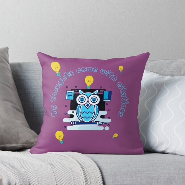 Item preview, My Thoughts Come with Citations | Funny Academic Nerd  designed and sold by Oopsie Doodle .
