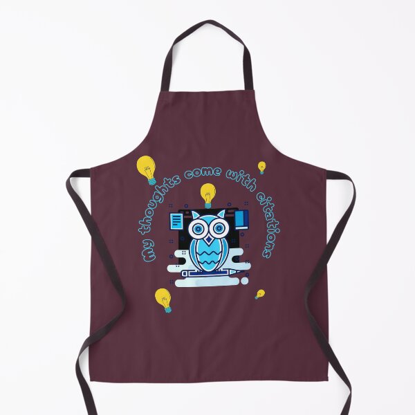 Item preview, My Thoughts Come with Citations | Funny Academic Nerd  designed and sold by Oopsie Doodle .