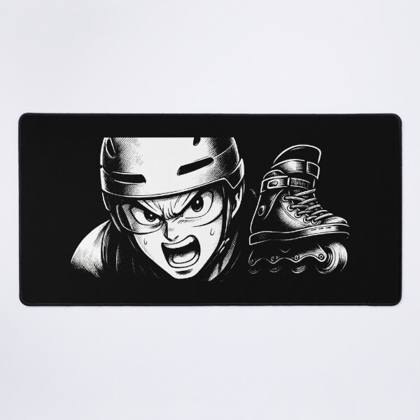 Item preview, Manga Skater – Bold Black & White Inline Energy designed and sold by Famouspixel.