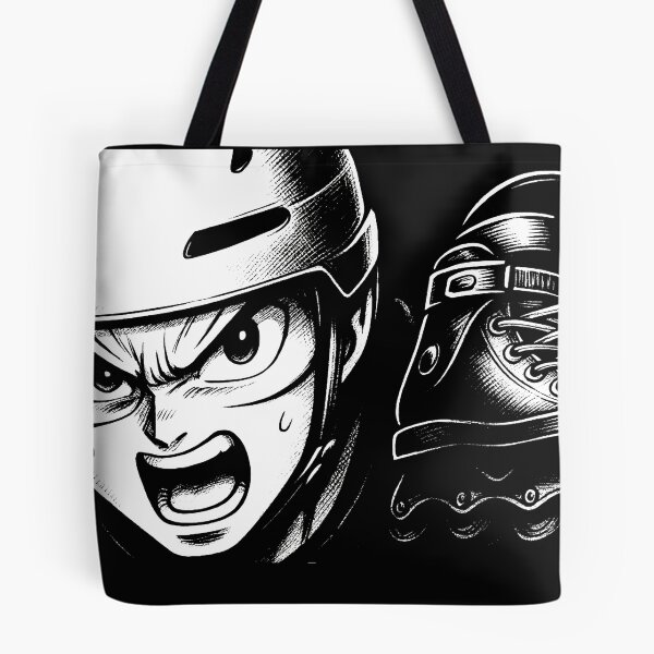 Item preview, Manga Skater – Bold Black & White Inline Energy designed and sold by Famouspixel.