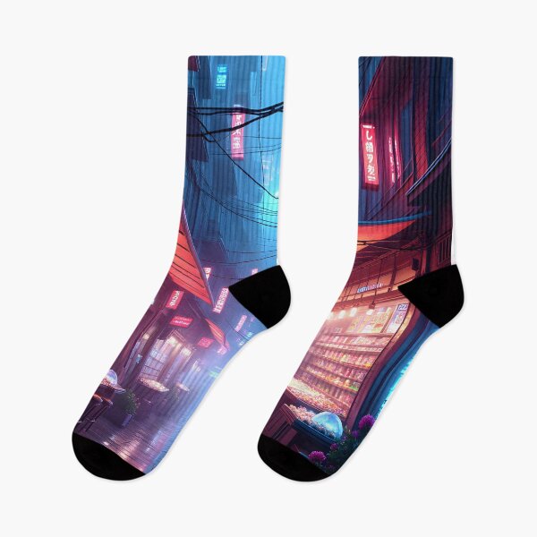 Item preview, Neon Alley of Tomorrow designed and sold by oanaunciuleanu.