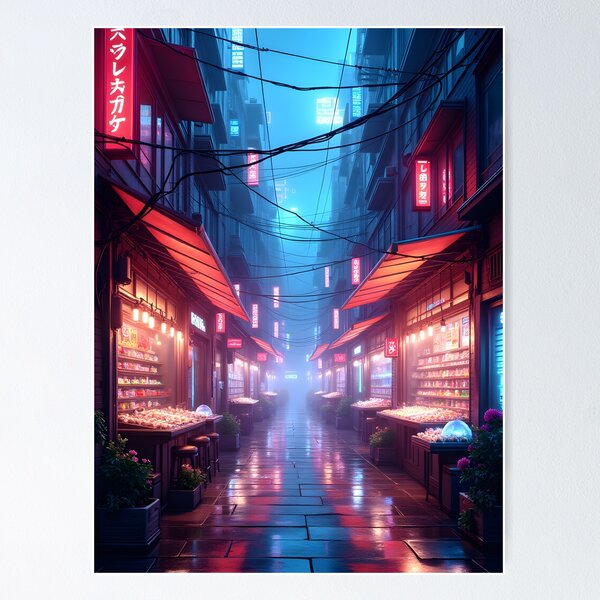 Artikelvorschau, Neon Alley of Tomorrow entworfen und verkauft von oanaunciuleanu.