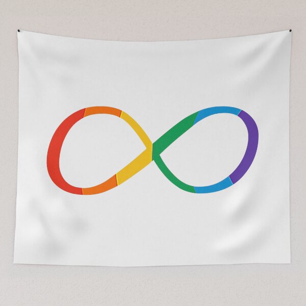 Item preview, Neurodiverse rainbow loop designed and sold by AstralMedia.