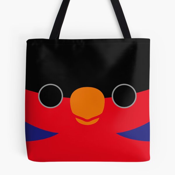 Item preview, The face of a Black-capped lory designed and sold by INKOYADO.