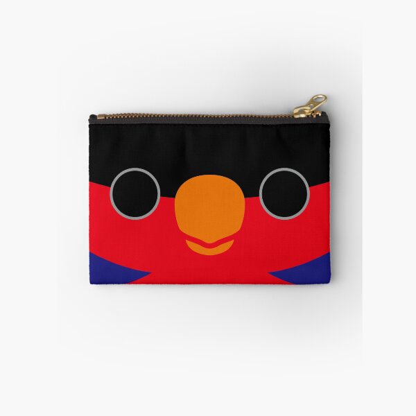 Item preview, The face of a Black-capped lory designed and sold by INKOYADO.