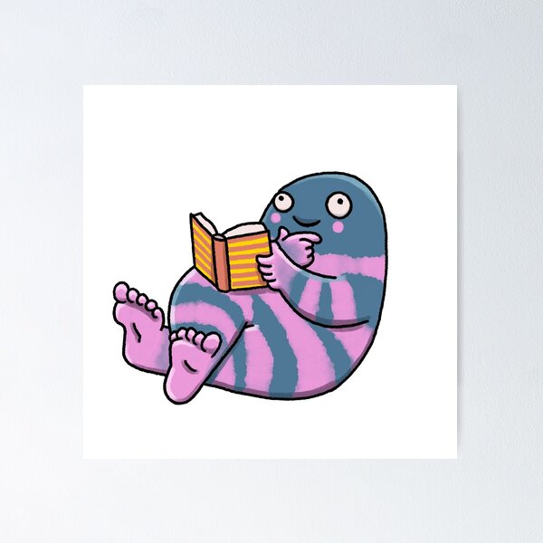 Item preview, Little Monsters: Bookworm designed and sold by youralexmanz.