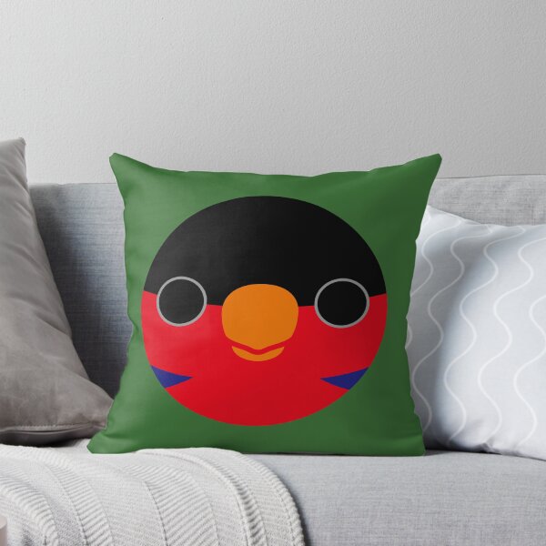 Item preview, The face of a Black-capped lory designed and sold by INKOYADO.