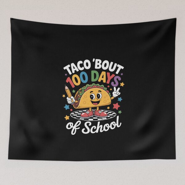 Item preview, Taco Cute 100 Days of School Teacher 100th Day Student designed and sold by DeadlockCrew.