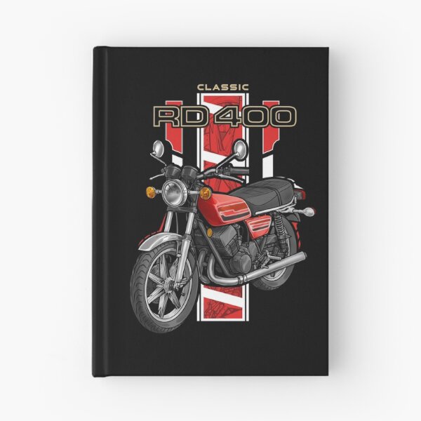 Item preview, Yamaha RD400 1976 (Brilliant Red) for Motorcycle Riders designed and sold by MotoApparelHub.