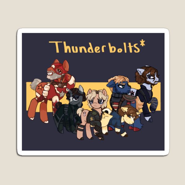 Item preview, Thunderbolts* Mlp Prints designed and sold by ScaredofStyro.