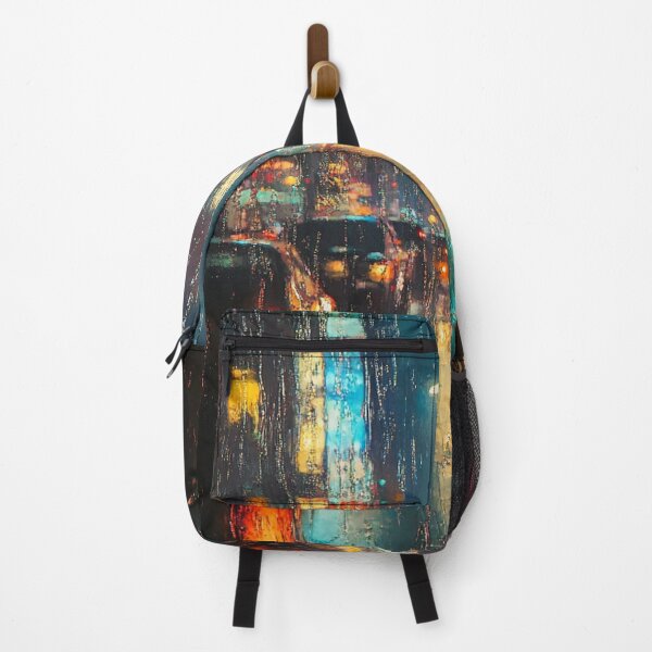 Item preview, Rainy City Lights Through Glass designed and sold by AITuneSphere.