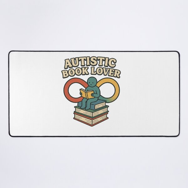 Item preview, Autistic book lover designed and sold by AstralMedia.