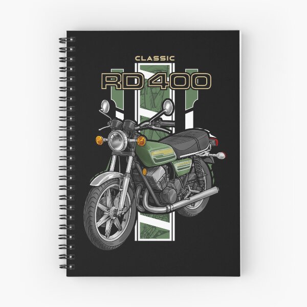 Item preview, Yamaha RD400 1976 (Geneva Green) for Motorcycle Riders designed and sold by MotoApparelHub.