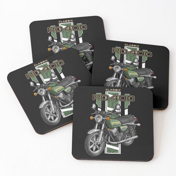 Item preview, Yamaha RD400 1976 (Geneva Green) for Motorcycle Riders designed and sold by MotoApparelHub.