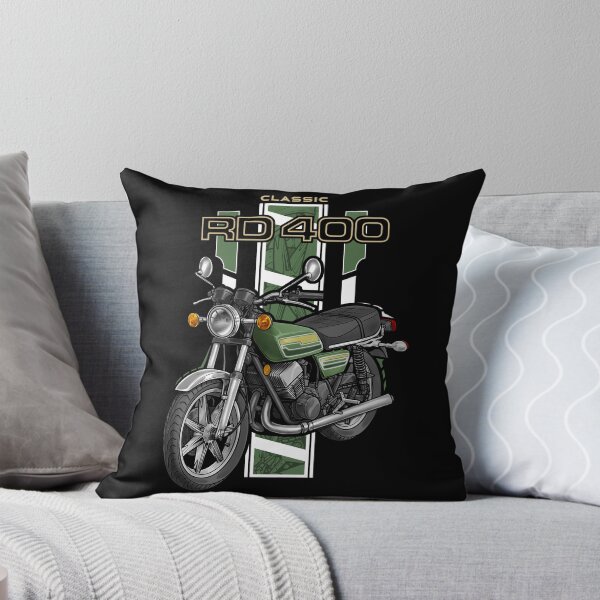 Item preview, Yamaha RD400 1976 (Geneva Green) for Motorcycle Riders designed and sold by MotoApparelHub.
