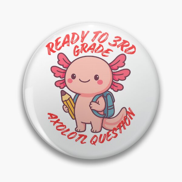Item preview, Funny Axolotl 3rd Grade Shirt | Back to School Cute Amphibian Pun designed and sold by Lunaria Arts.