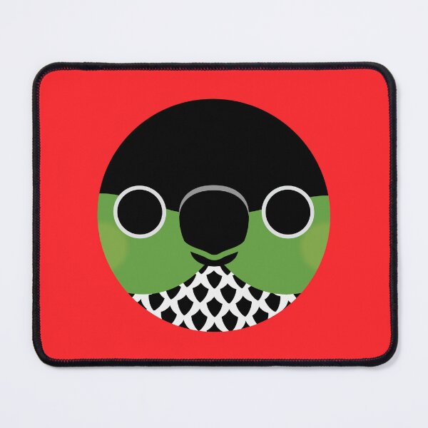 Item preview, The face of a Black-capped Conure designed and sold by INKOYADO.