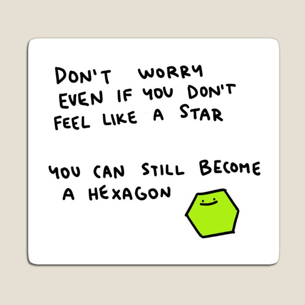 Item preview, hexagon wisdom designed and sold by TeaBag114.