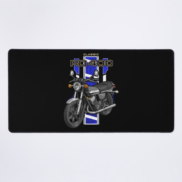 Item preview, Yamaha RD400 1976 (Low Gloss Black) for Motorcycle Riders designed and sold by MotoApparelHub.