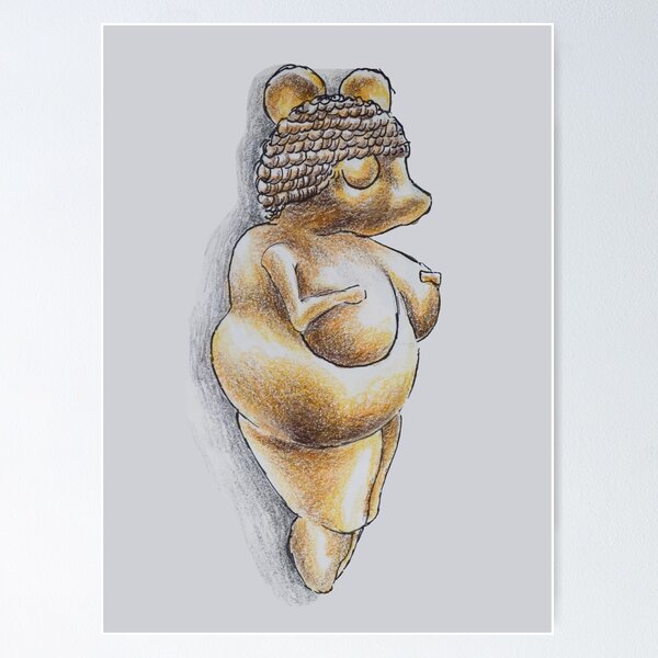 Artikelvorschau, Venus von Willendorf Maus entworfen und verkauft von LamuseeJeux.