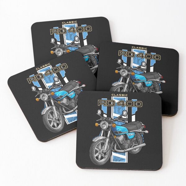 Item preview, Yamaha RD400 1976 (Marine Blue) for Motorcycle Riders designed and sold by MotoApparelHub.