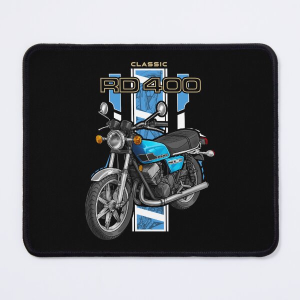 Item preview, Yamaha RD400 1976 (Marine Blue) for Motorcycle Riders designed and sold by MotoApparelHub.