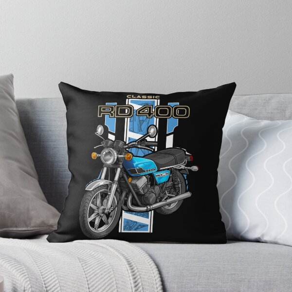 Item preview, Yamaha RD400 1976 (Marine Blue) for Motorcycle Riders designed and sold by MotoApparelHub.