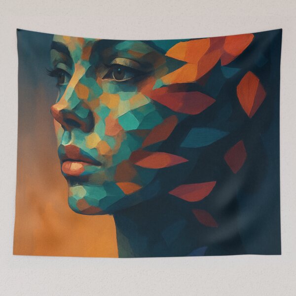 Item preview, Geometric Beauty Meets Realism designed and sold by Adanne Chukwudi.