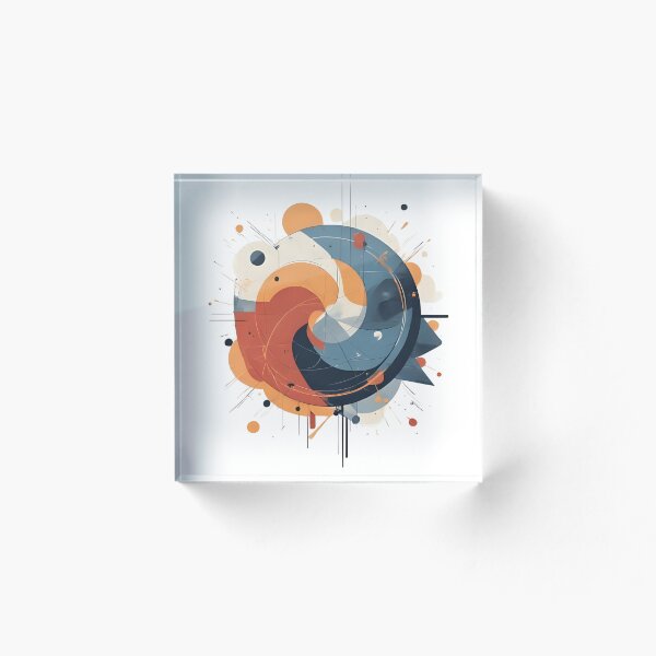 Item preview, Modern Flow – Geometric Abstract Composition designed and sold by Pixel--Threads.
