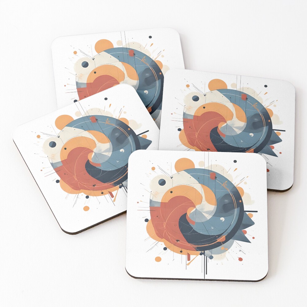 Item preview, Coasters (Set of 4) designed and sold by Pixel--Threads.