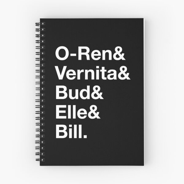 Item preview, Death List Five – O-Ren & Vernita & Bud & Elle & Bill – Kill Bill - White Text designed and sold by NiceHatHarry.