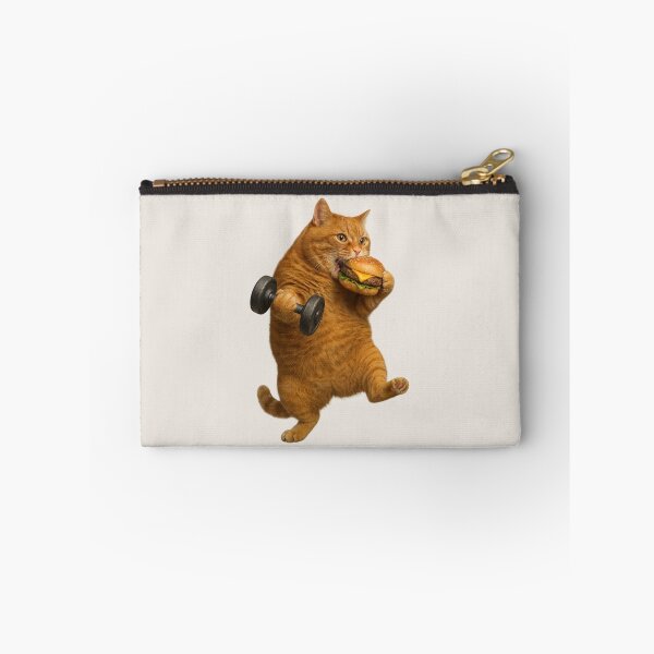 Item preview, Fitness Cat Trainer, Burger Cat – Cheeky Workout Motivation designed and sold by memememescat.