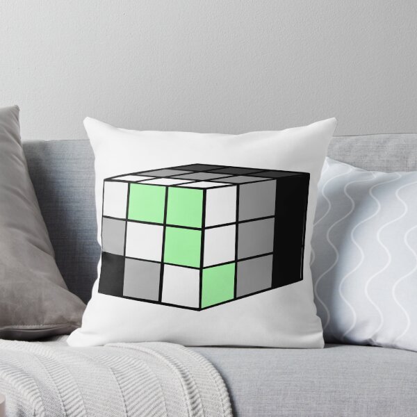 Item preview, Rubik Agender Pride Flag Cube designed and sold by HarveyHandcraftsandDesigns.