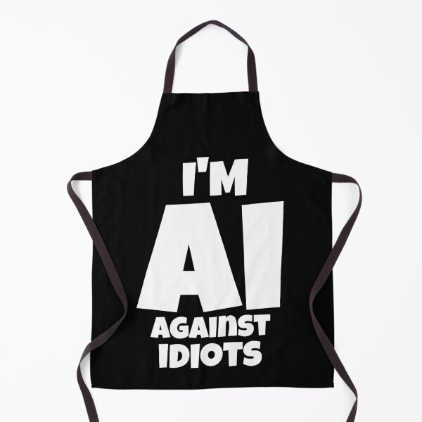 Item preview, I'm AI – Against Idiots | Funny Bold Tech Quote designed and sold by Karim-Karem.